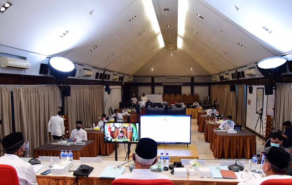 Studio DPP LDII pada Rapat Pimpinan Nasional (Rapimnas) Dewan Pimpinan Pusat Lembaga Dakwah Islam Indonesia (DPP LDII)