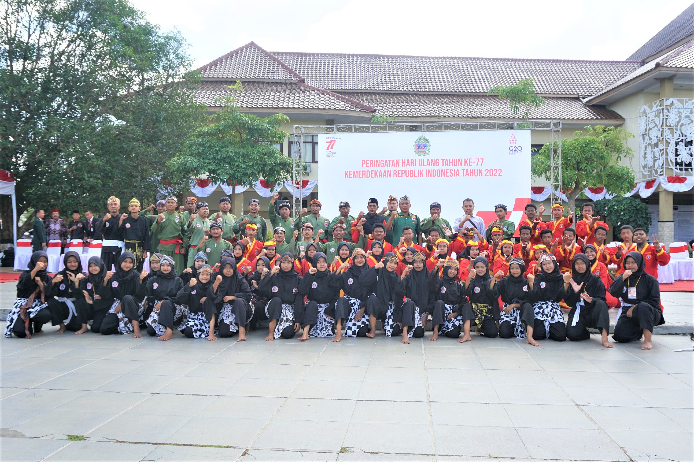 7 Perguruan Pencak Silat Gunungkidul Turut Meriahkan HUT RI ke-77