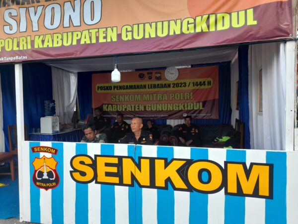 Pos Pengamanan Senkom Mitra Polri Gunungkidul