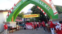 Gerbang PPPM Baitussalam sebagai Titik Start dan Finish Kegiatan Jalan Sehat