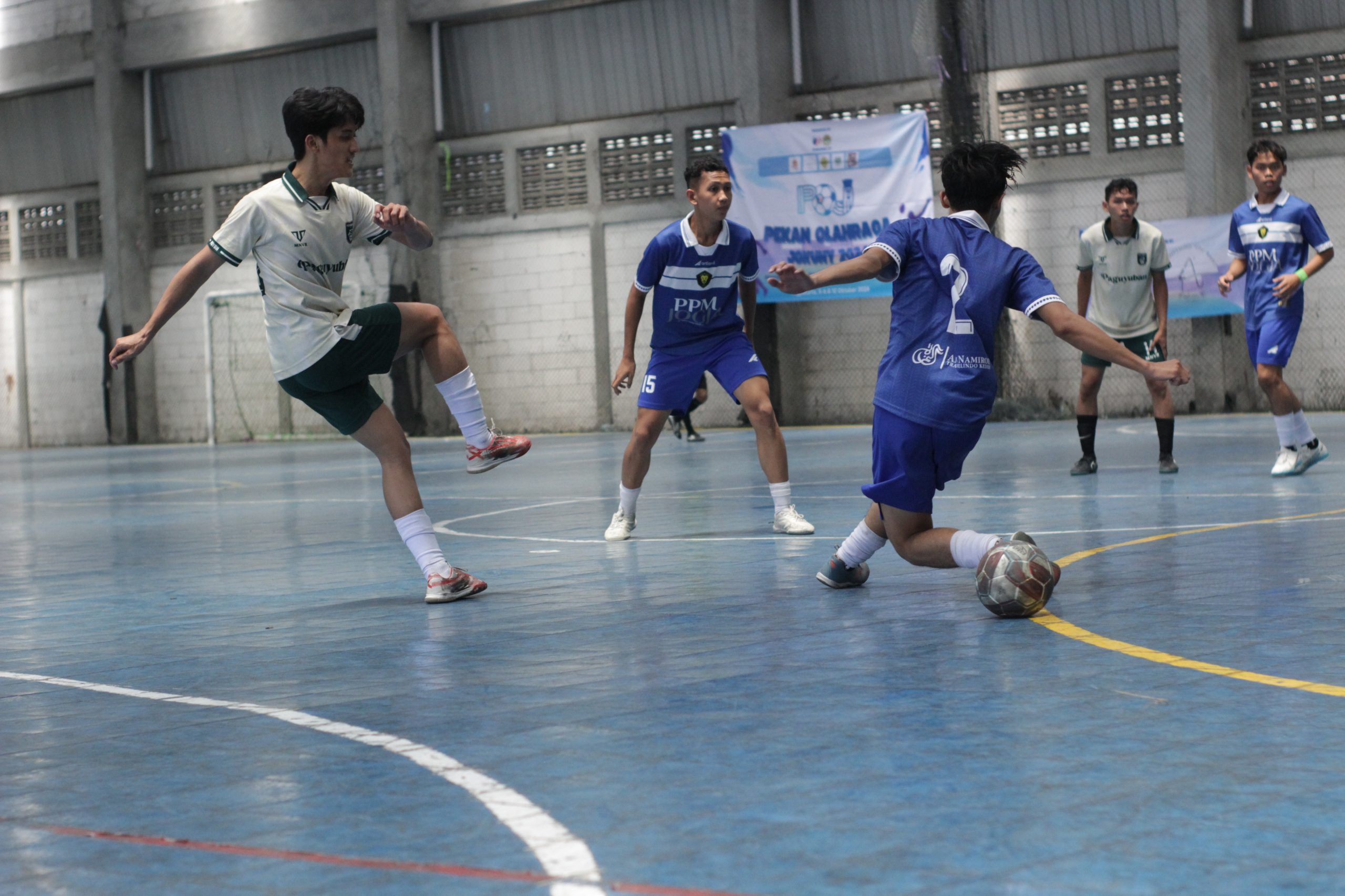 Pertandingan futsal Pekan Olahraga JOKUNY