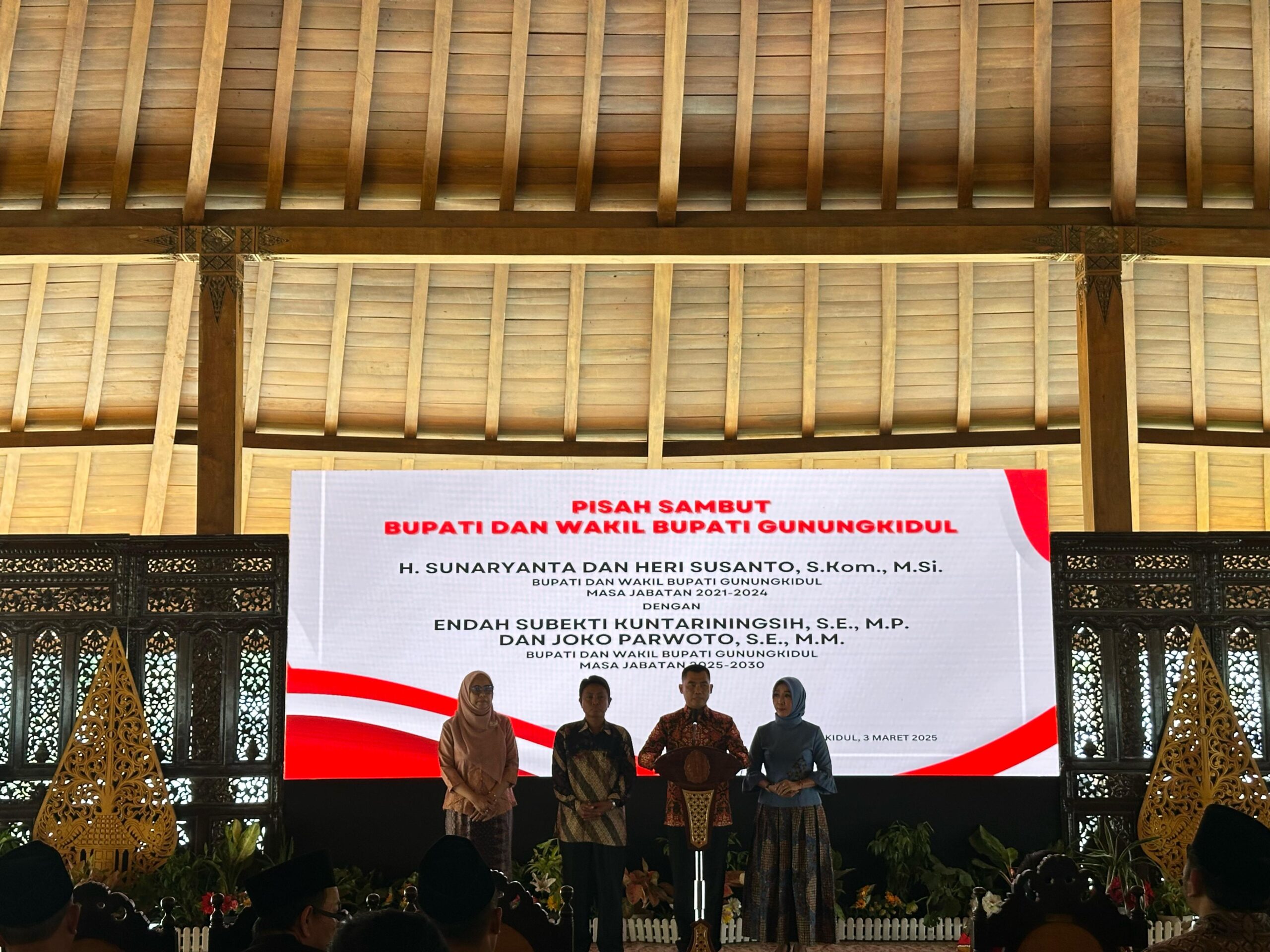 Pisah Sambut Bupati dan Wakil Bupati Gunungkidul