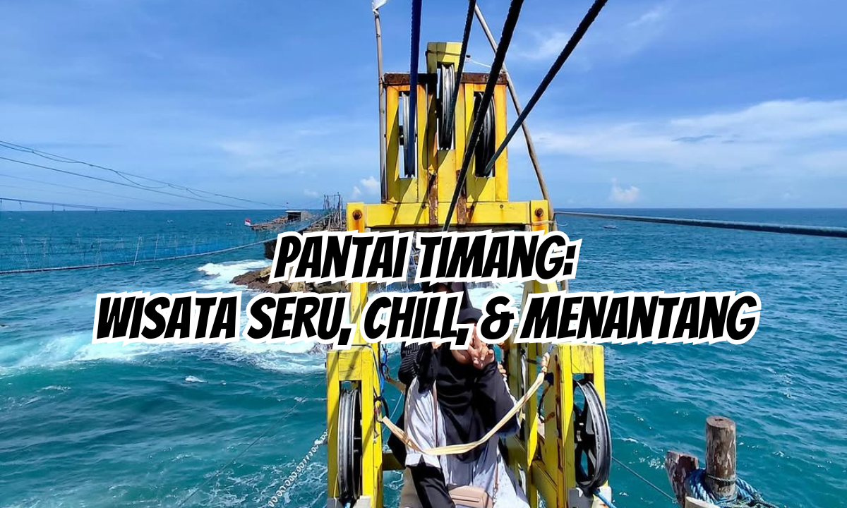 Wisata Seru dan Menantang Adrenalin di Pantai Timang Gunungkidul (IG @wisatakelilingjogja)
