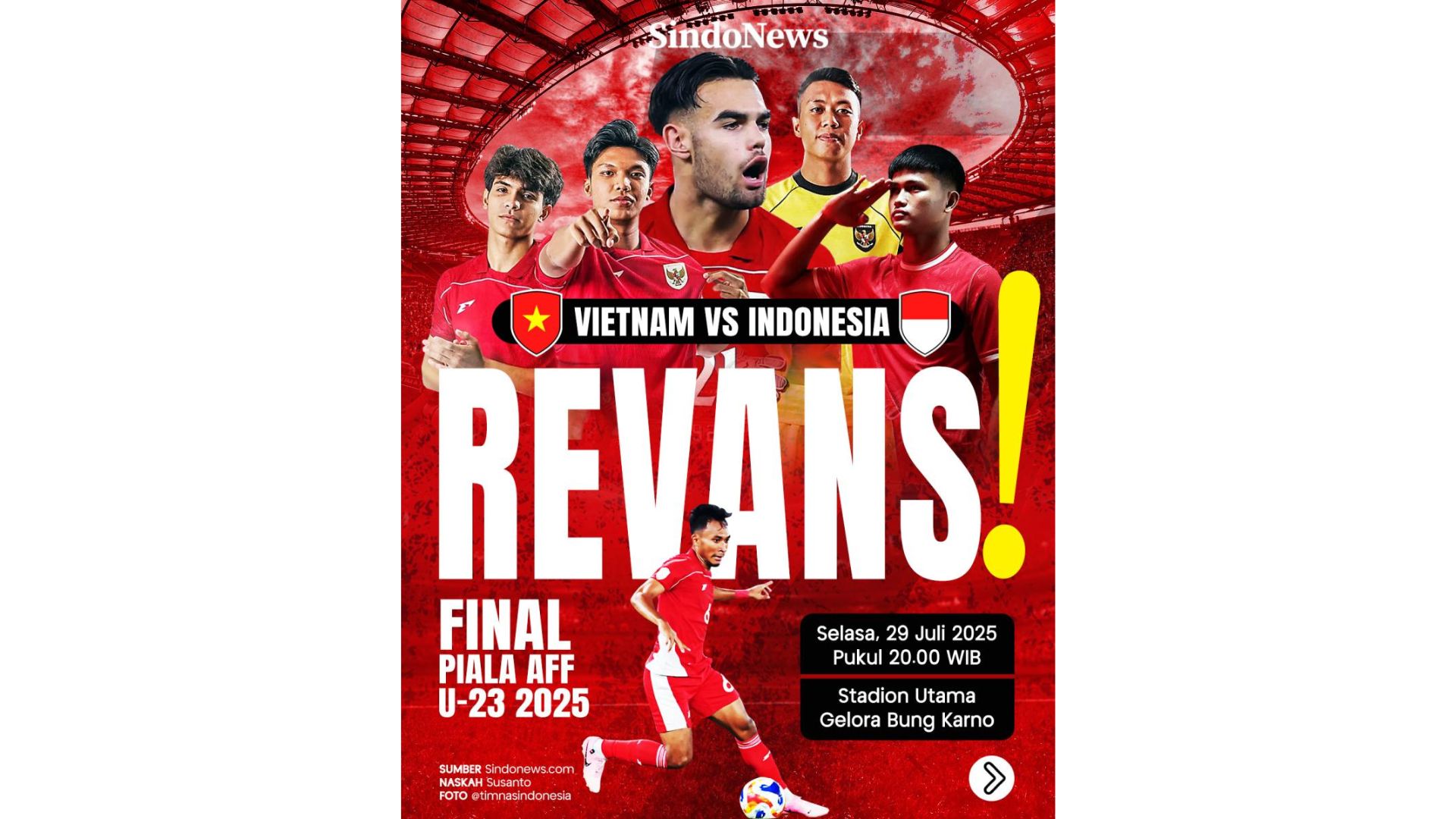 Indonesia vs Vietnam U-23 final AFF 2025