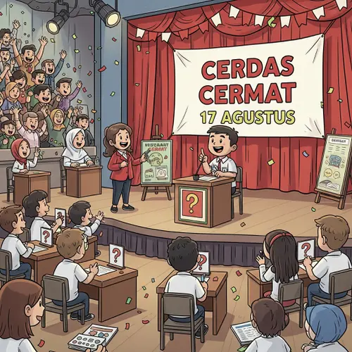 5 Soal Cerdas Cermat untuk Lomba 17 Agustus HUT RI 2025 Di Sertai dengan Jawabannya