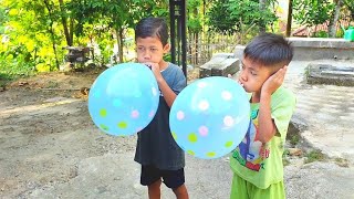 Lomba Tiup Balon dengan Seru Untuk Rayakan Kemerdekaan RI di Rumah 